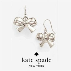 NWT Kate Spade Finishing Touch Bow Drop Earrings